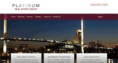 Desktop Screenshot of platinumregroupomaha.com