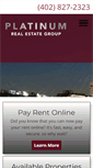 Mobile Screenshot of platinumregroupomaha.com